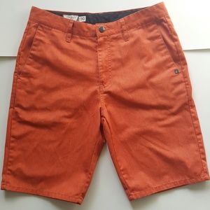 Volcom shorts Vmonty solid orange short size 30